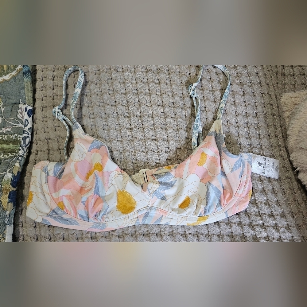 Body Glove Twiggy High Waist Boyleg Bikini Set Floral Pastel NWT Size Small - Picture 9 of 16